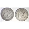 Image 1 : 1889-O MORGAN XF & 1899-S MORGAN VG