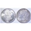 Image 1 : 1889 CH BU & 1900 BU MORGAN DOLLARS