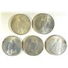 Image 2 : (5) 1923 PEACE DOLLARS BU