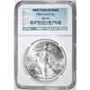 Image 1 : 1986 AMERICAN SILVER EAGLE, NGC MS-69