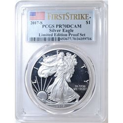 2017-S ASE PCGS PR-70DCAM FIRST STRIKE