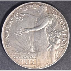 1915-S PAN-PAC COMMEM HALF DOLLAR