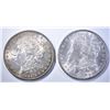 Image 1 : 1884-O & 1900 MORGAN DOLLARS   BU