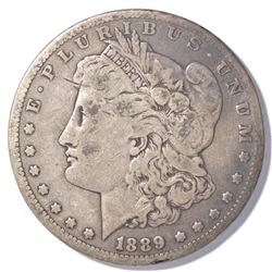 1889-CC MORGAN DOLLAR  VG