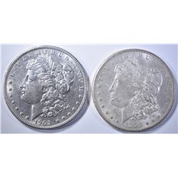 1899-O & 1903 MORGAN DOLLARS   BU