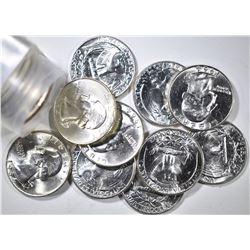 GEM BU ROLL OF 1964-D WASHINGTON QUARTERS