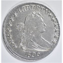 1806 BUST HALF DOLLAR, AU/BU NICE!