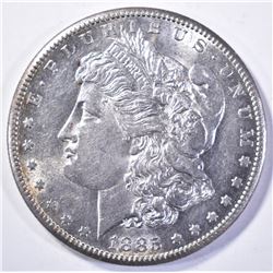 1885-S MORGAN DOLLAR, CH BU SEMI-PL