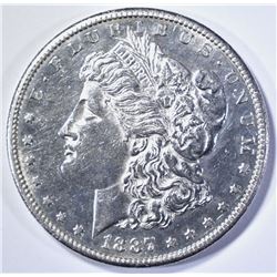 1887-S MORGAN DOLLAR, BU PL