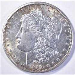 1889-S MORGAN DOLLAR, CH BU