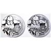 Image 1 : 2-2019 NIUE CLONE TROOPER 1oz SIVER $2.00 COINS