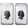 Image 2 : 2-PERTH MINT 1oz SILVER RECTANGULAR COINS