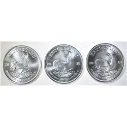 3-2018 S. AFRICA 1oz SILVER KRUGERRANDS