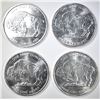 Image 2 : 4-ONE OUNCE .999 SILVER BUFFALO ROUNDS