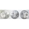 Image 1 : 3-GEM BU 2019 AMERICAN SILVER EAGLES