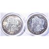 Image 1 : 1881 & 88 MORGAN DOLLARS CH BU