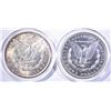 Image 2 : 1881 & 88 MORGAN DOLLARS CH BU