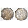 Image 1 : 1882-O & 1883-O CH BU MORGAN DOLLARS WITH COLOR