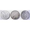 Image 2 : 1881-O cleaned, 82 VF/XF & 91-O XF MORGAN DOLLARS