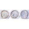 Image 1 : 1882-O & 2-1889 MORGAN DOLLARS, CH BU