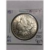 Image 1 : 1921 P Silver Morgan Dollar Brilliant Uncirculated MS High Grade
