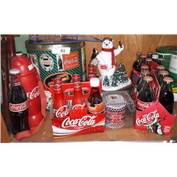 TEN VINTAGE COCA COLA COLLECTIBLES