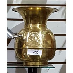 redskin brand chewing tobacco spittoon value Vintage Redskin Brand Tobacco Brass Spittoon Vintage Redskin Brand Chewing Tobacco