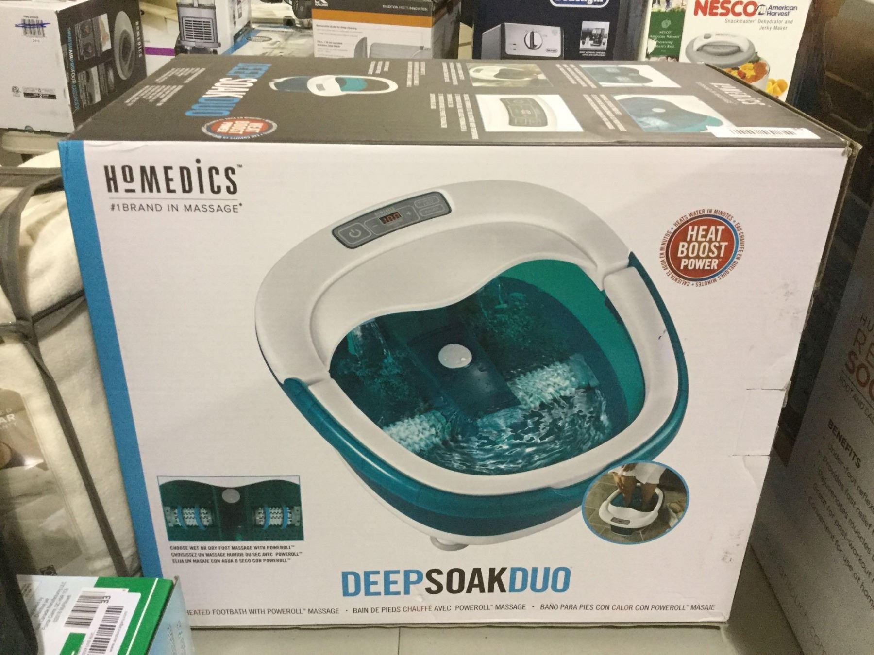 Homedics Deep Soak Duo Heated Footbath