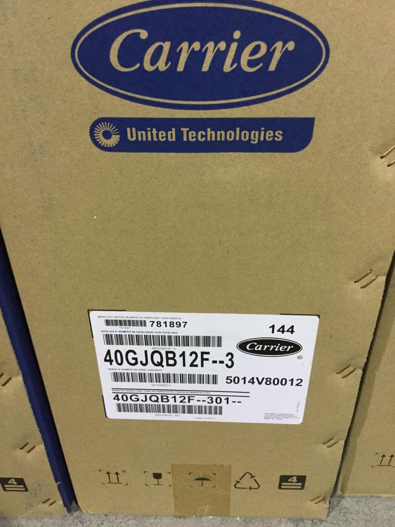 Carrier Split Type Aircon Indoor Unit Model 40GJQB12F3