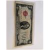 Image 1 : 1928 G Sereis 2 Dollar RED SEAL Bill in XF High Grade