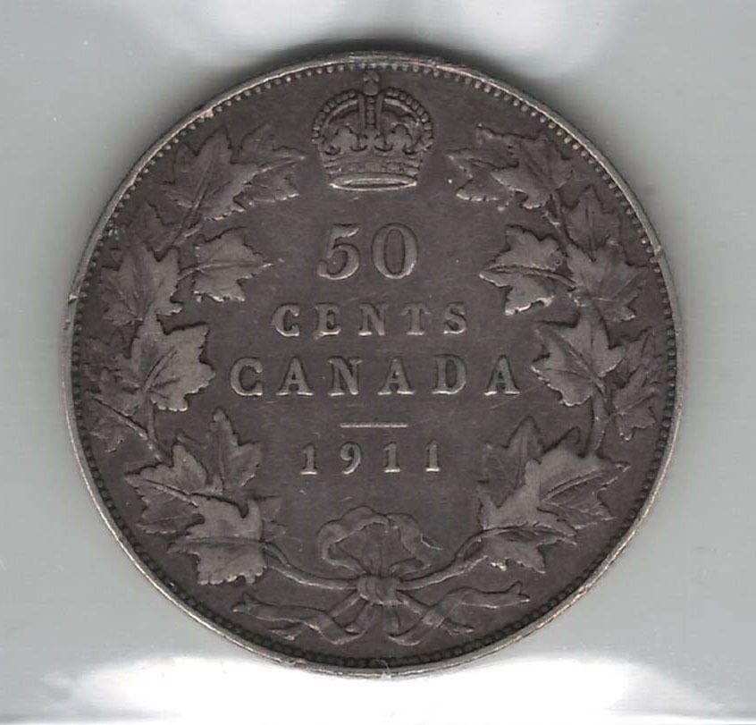 1911 Canada 50 Cent