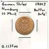 Image 1 : 1900-J German Gold Coin