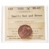 Image 1 : 1920 Canada 1 Cent