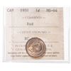 Image 1 : 1951 Canada 1 Cent