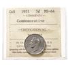 Image 1 : 1951 Canada 5 Cent