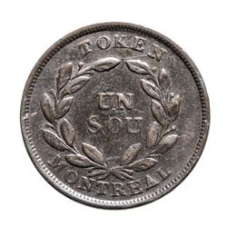 Lower Canada 1 Sou Token