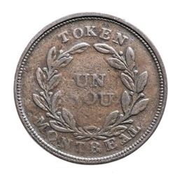 Lower Canada 1 Sou Token