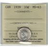 Image 1 : 1939 Canada 10 Cent