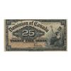 Image 1 : 1900 Canada 25 Cent Note