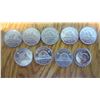 Image 1 : 9 Canada 5 Cent Coin Set