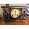 Image 1 : ANTIQUE SESSIONS MANTLE CLOCK WITH KEY