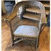 Image 1 : WICKER ROCKING CHAIR