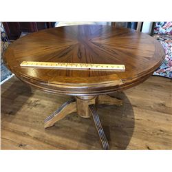 ROUND SOLID WOOD PIE DESIGN DINING TABLE
