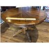 Image 1 : ROUND SOLID WOOD PIE DESIGN DINING TABLE