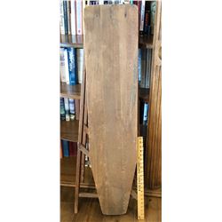 ANTIQUE WOODEN IRONING BOARD