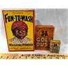 Image 1 : GR OF 3, GOLD DUST WASHING POWDER - BLACK AMERICANA ADVERTISING