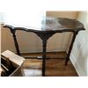 Image 1 : WOOD SCULPTED HALL TABLE