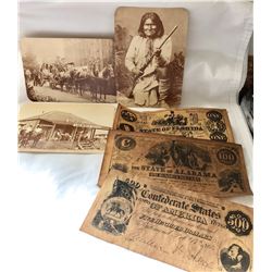 GR OF 6 OLD WEST MEMORABILIA ITEMS