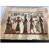 Image 2 : GR OF 3 - EGYPTIAN PAPYRUS ART - PLS SEE ALL IMAGES