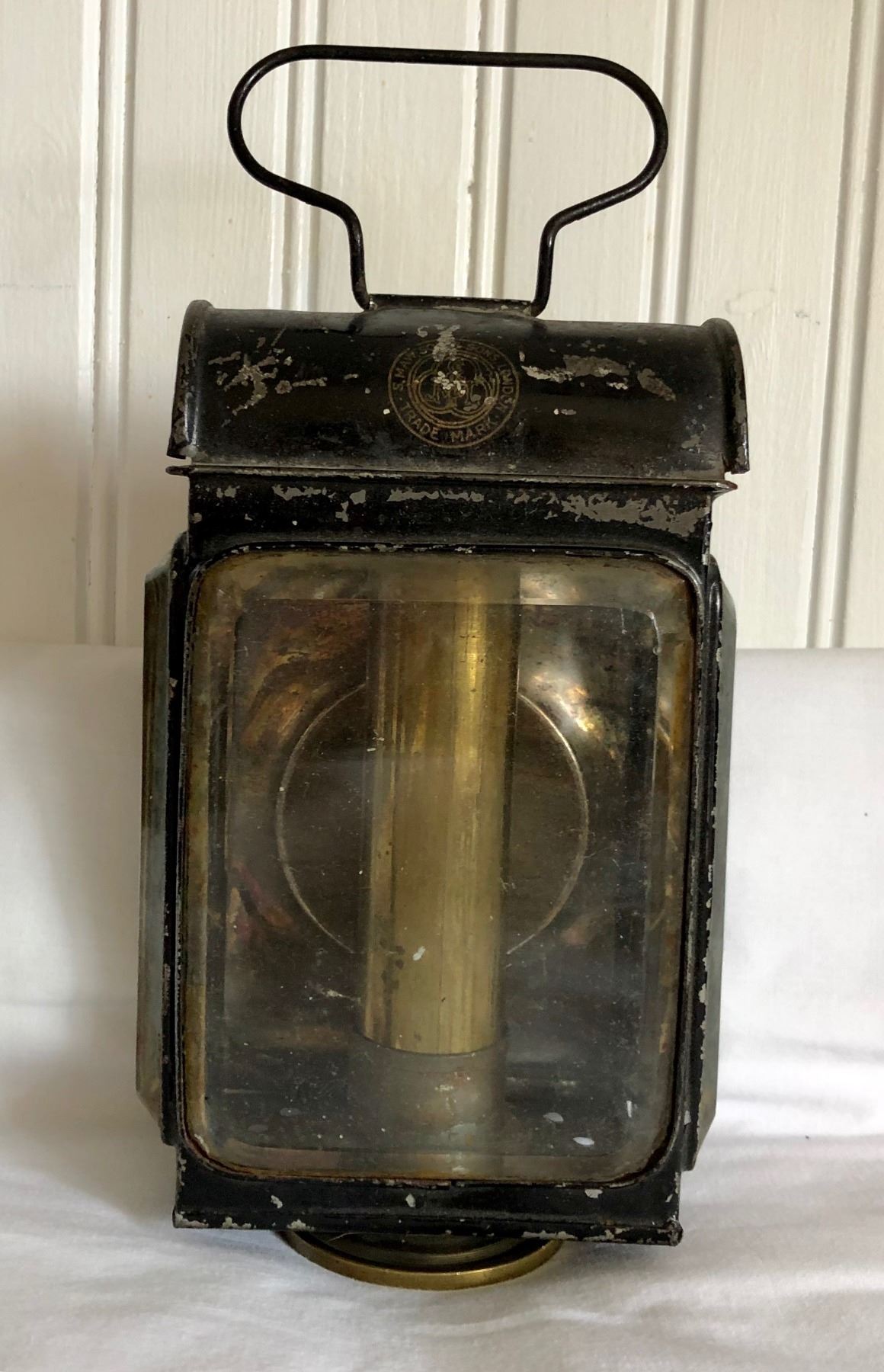 ANTIQUE CARRIAGE LAMP S MAW SON & SONS LONDON
